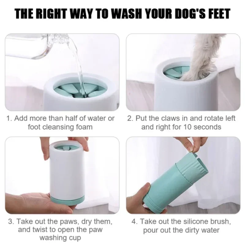 VegaFox® Pet Paw Cleaner Cup – Easy & Mess‑Free Paw Wash